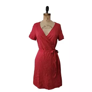 Vestido Roxy Lunares Envolvente Rojo M Nuevo con Etiquetas - Imagen 1 de 6