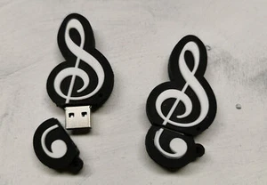 USB Stick Note Musiknote Notenschlüssel Geschenke Musiker Geschenk Musik - Bild 1 von 6