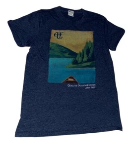 Y2K Abercrombie Fitch Tee Herren Medium Muskel T-Shirt Kajak Outdoor Berg - Bild 1 von 10