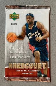 2006-07 Upper Deck Basketball NBA Hardcourt Factory Sealed 1 Hobby Pack 5 Cards - Bild 1 von 2