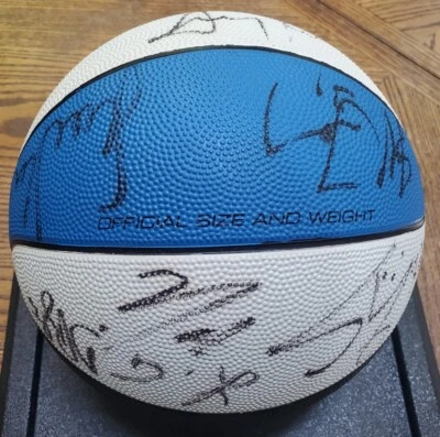 1992-93 Orlando Magic Team Signed Basketball O'Neal Rookie 10+ Autos Kerr JSA  - Image 1 of 4