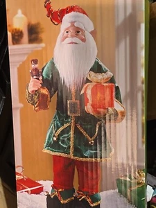 Holiday Living Animated SANTAS HELPER 29” Indoor LIGHTS UP MOVES Corded Open Box - Picture 1 of 16