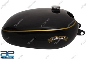 FOR VINCENT BLACK PAINTED GAS FUEL PETROL TANK @US - Picture 1 of 7