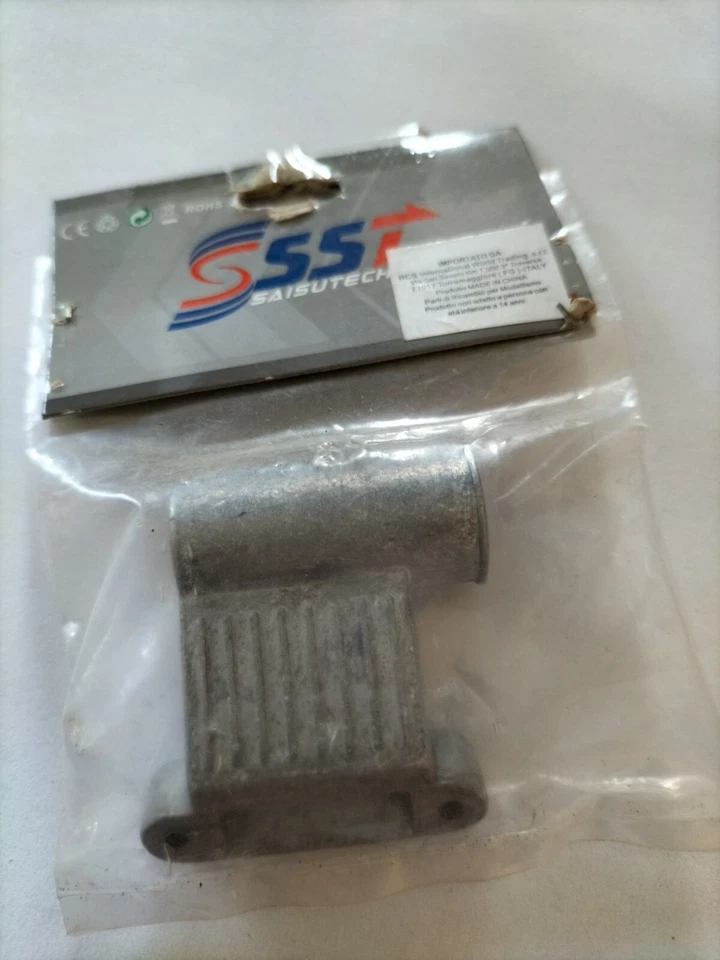 02031 COLLETTORE DI SCARICO SH GO VERTEX RICAMBIO 1/10 EXHAUST CONNECTOR HIMOTO - Immagine 1 di 1