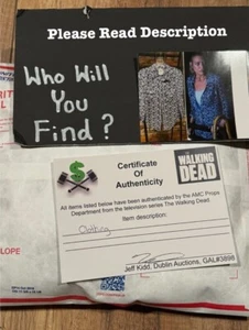 The Walking Dead Prop borsa a presa guardaroba con COA - Foto 1 di 11