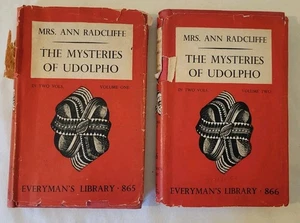 The Mysteries Of Udolpho Volumes 1 & 2 By Mrs Anne Radcliffe - Picture 1 of 7