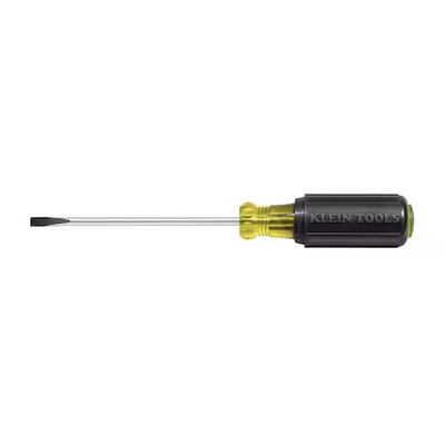 Klein Tools 601-4 General Purpose Slotted Screwdriver 3/16 In Round - Image 1 of 4