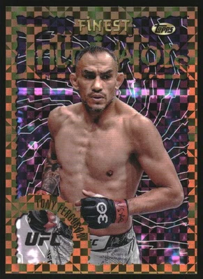 2024 Finest UFC Intimidators Checkerboard Refractors #INT1 Tony Ferguson - Image 1 of 2