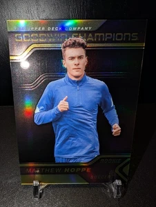 2023 UD Goodwin Champions - Matthew Hoppe Rainbow Black & Gold Rookie SN 2/50 RC - Picture 1 of 8