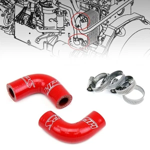 Kit de manguera de codo refrigerante de aceite de silicona roja HPS para camioneta Ram 5.7 5.9 diésel 03-06 - Imagen 1 de 2