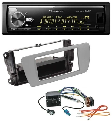 Pioneer Bluetooth USB DAB MP3 Autoradio für Seat Ibiza (ab 08) - dublingrau - Bild 1 von 4
