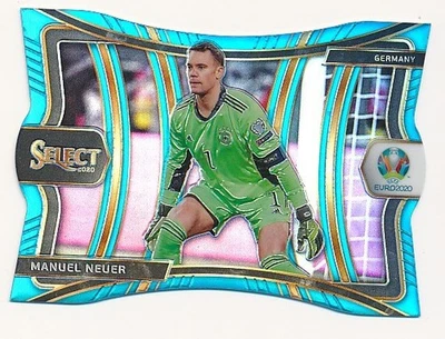 MANUEL NEUER 2020 PANINI SELECT LIGHT BLUE PRIZM MEZZANINE #165 SP #143/175 MINT - Image 1 of 2