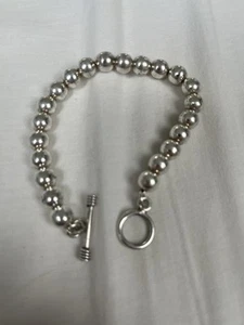 Tianguis Jackson Sterling Silver Beaded bracelet - Picture 1 of 5