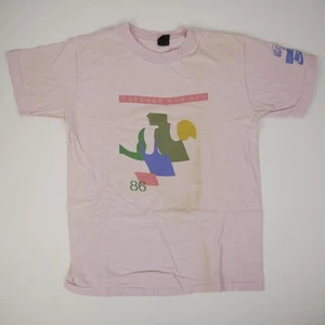 Vintage Cascade Run Off Shirt Mens Small Pink 1986 Nike Running Event Tee 80s - Picture 1 of 4