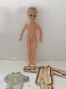 Vintage Uneeda Bob Doll 10.5" Tiny Teen Suzette's Boyfriend 1950'S w/ Clothes - Picture 1 of 15