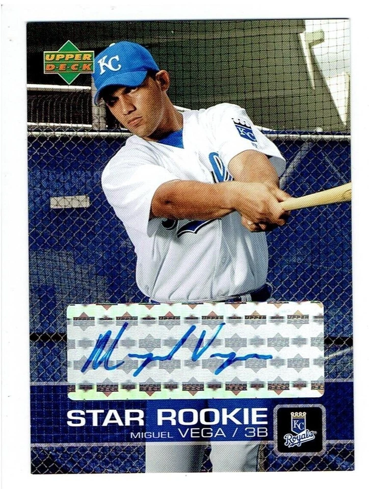 Miguel Vega 2003 Upper Deck Prospect Premieres Autographs #P49 - Image 1 of 1