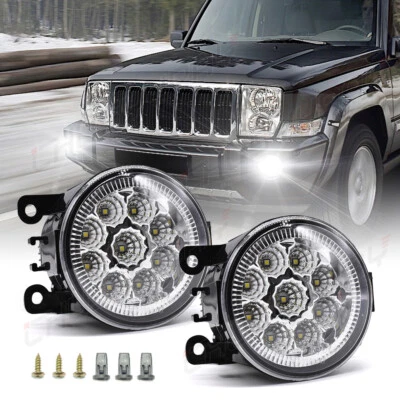 For Nissan 26154-EA500 84501AJ00A Direct Replacement Fog Lights Assembly Pair - Image 1 of 4