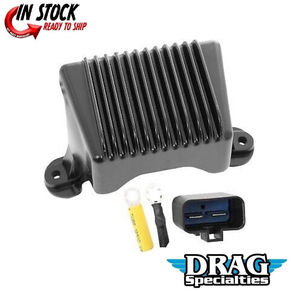 Regulador de estado sólido Drag Specialties 2112-0789 negro para 99-01 Touring Foto 1 de 3