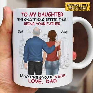 Personalized To My Daughter From Dad Father's Day Mother's Day Gift Mug - Picture 1 of 2