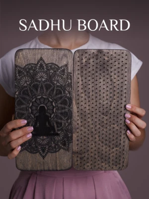 Sadhu Board Folding Galvanic Nails Yoga for Beginners, step 0.31" (8mm) - Image 1 of 4