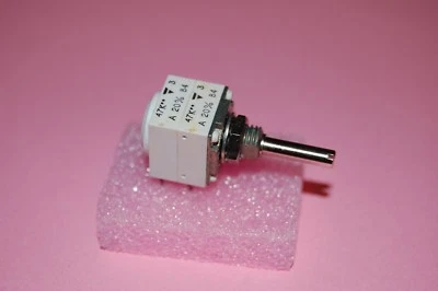 Potentiomètre  stéréo PA11TX 47K LIN 20% Old stock - Photo 1/4