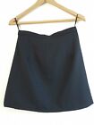 Dziewczęca szkolna czarna spódnica z linii A od School Outfitter Made in UK Talia 28 - 32 cale