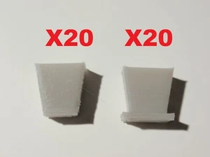 HO Scale Blumenkästen 20X EINFARBIG 20X detaillierter - Bild 1 von 5