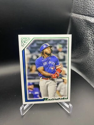 2022 Topps Gallery Masterpiece Vladimir Guerrero Jr. Green /250 Blue Jays - Image 1 of 3