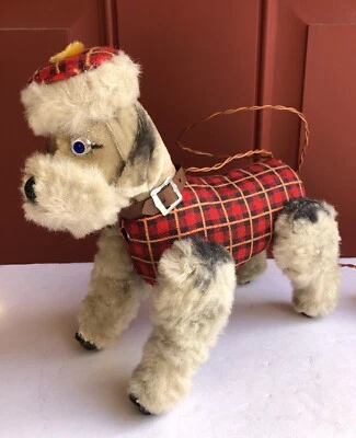 De Colección Años 60’s Caminar Mendicidad Retro Juguete Perro Cragstan Japón Batería Caniche Video Foto 1 de 4