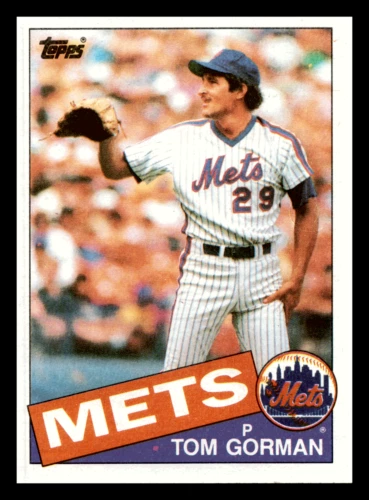 1985 Topps #53  Tom Gorman  Pitcher   New York Mets FREE shipping - Image 1 of 1