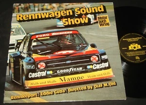 RENNREPORT / EDDIE GUBA LP RENNWAGEN SOUND SHOW RACING CARS FIELD RECORDING - Picture 1 of 4