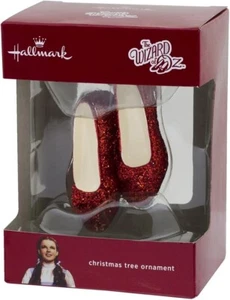 Zapatillas Hallmark Mago de Oz Rojo Rubí Adorno Árbol de Navidad - Imagen 1 de 1