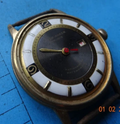 ANTIGO RELÓGIO SUÍÇO RETRÔ VINTAGE SUPER ÂNCORA 1950 - Imagem 1 de 4