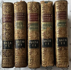 Discurso sobre la educacion popular + Apendices 1-4. 5 Vols 1775 Pedro Campoman - Picture 1 of 12