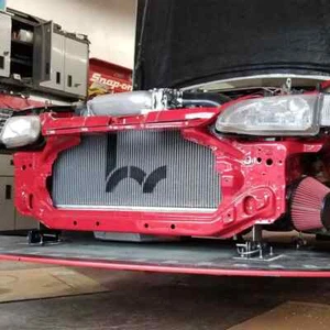 Hybrid Racing Full Size Radiator for Honda Civic 92-95 & Del Sol 93-97 w/ K Swap - Picture 1 of 5