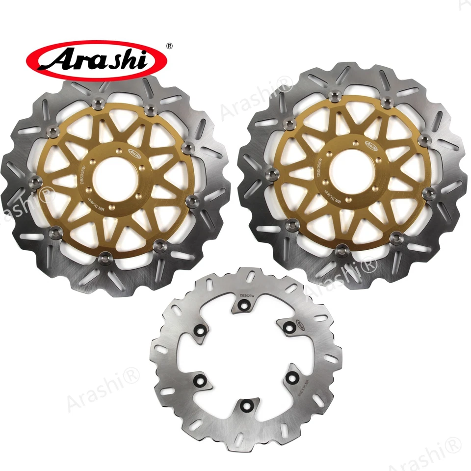 Front Rear Brake Discs Rotors For Ducati Monster 620 696 750 800 900 916 1000 — 第 1/4 张图片