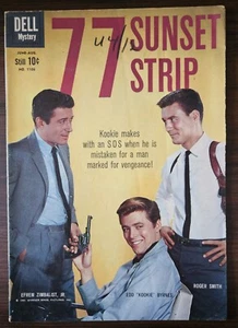 Dell Comic Mystery 77 Sunset Strip 1960 #1106 Photo Cover Silver Age Good - Picture 1 of 8