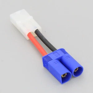 EC5 Male Plug to Tamiya Female Jack cable 14AWG 5CM wire For RC Battery - Picture 1 of 2