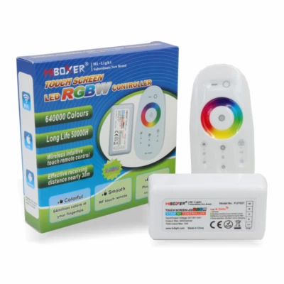 MiBoxer LED Strip RGBW Controller 12/24V Premium 2.4GHZ + RF Touch Fernbedinung  - Bild 1 von 4