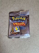 1999 Series 1 Vintage Pokemon Artbox Stickers 1 New Sealed Pack / 10 Stickers