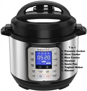 NEW Instant Pot® Duo Plus 3 Litre 9in1 Electric Stainless Steel Pressure Cooker - Picture 1 of 4