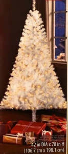 6.5' Pre-Lit Madison Pine Artificial Christmas Tree - Available in Many Colors - Picture 1 of 11