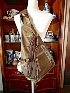 Men Shoulder Messenger Chest Bag Travel Single Back Pack Cross Body Bag Green - Picture 1 of 10