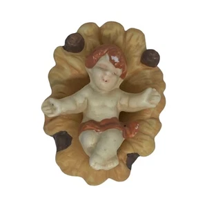 Figura Bebé Jesús Navidad Green Creek Cerámica Belén Repuesto - Imagen 1 de 8