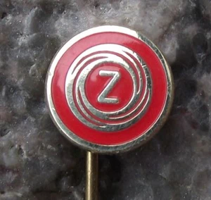 Antique CZ Weapons Pistols Rifles Gun Factory Czechoslovakia Logo Red Pin Badge - Picture 1 of 6