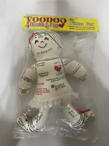 Voodoo 4 Health & Fun Doll L'originale fan fitness gag regalo NOS - Foto 1 di 8
