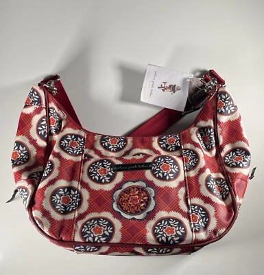 Petunia Pickle Bottom Touring Diaper Bag Tote Red Floral NWT St. Germain - Image 1 of 4