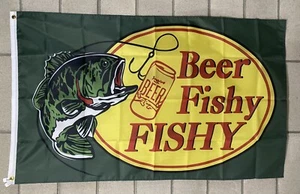 Bass Pro Shops Flagge kostenloser Versand Bier fischig fischig Mann Höhle USA 3x5' Schild Banner - Bild 1 von 1