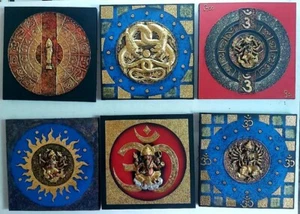 Bilderrahmen, verheißungsvoll, reich, Glücksgröße 60X60 cm. Dicke 3,5 cm. 6 Stck. - Bild 1 von 2