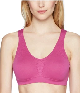 Bali Comfort Revolution Crop Top Wirefree Bra NWT 103J Size S Magenta - Imagen 1 de 5